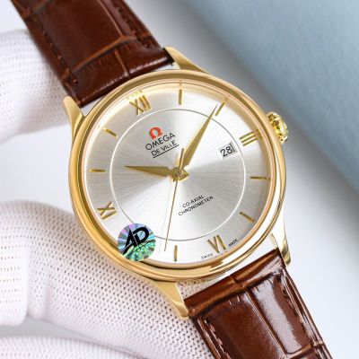 Omega Imported 9015 Movement Stainless Steel 40MM Business Watch